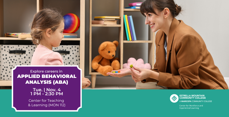 ABA professional with child