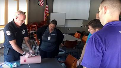 EMCC employees learn how to Stop the Bleed