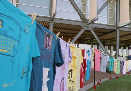 EMCC’s Clothesline Project brings awareness to domestic violence