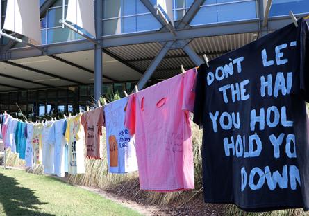 EMCC’s Clothesline Project brings awareness to domestic violence