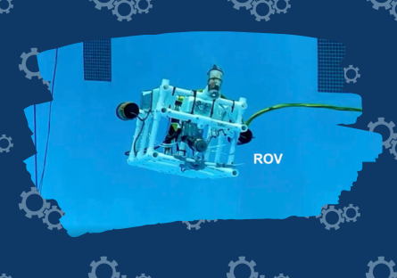 Remote Operated Vehicle in the water