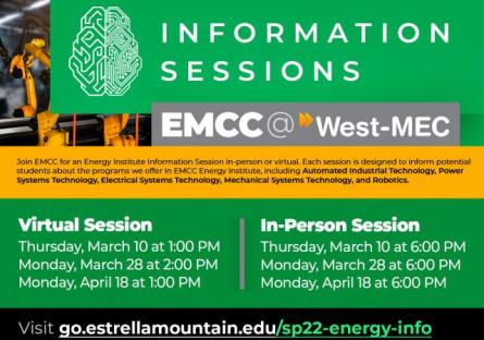 Energy Info Sessions Flyer