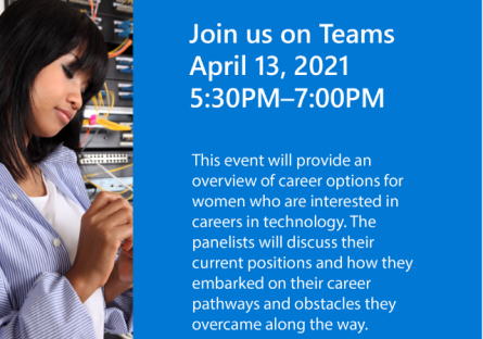 Pathway to Tech Careers for Women Flyer
