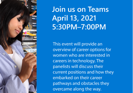 Pathway to Tech Careers for Women Flyer Pathway to Tech Careers for Women Flyer