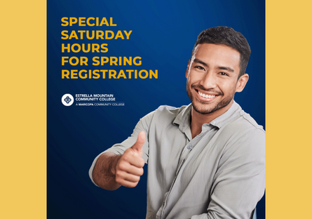 Special Saturday Hours for Spring Registration