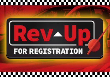 Rev Up for Registration