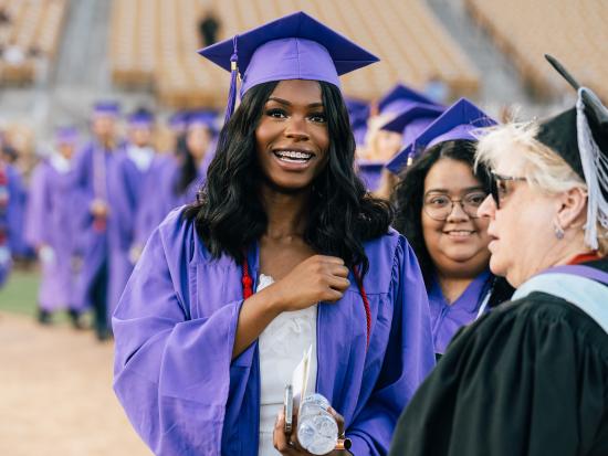 Graduate at Commencement